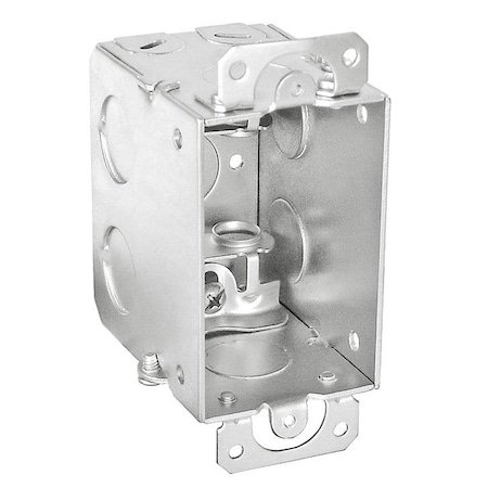 Southwire Electrical Box, 14 cu in, Switch Box Type, Steel, Rectangular Shape G602-BX